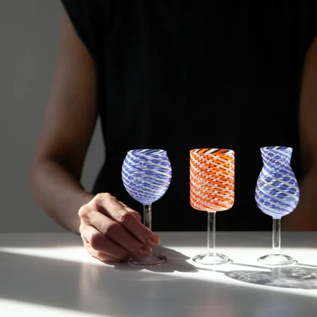 amabro/アマブロ SPIRAL GLASS 