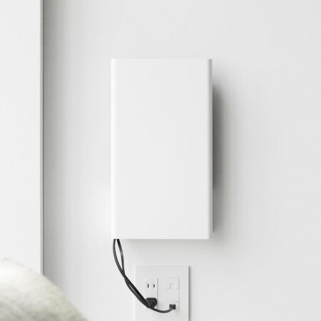 壁付けルーター収納。Wall-mounted Router Storage