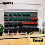 有孔ボード収納。SLOWER WALL MOUNT STORAGE Kemmel