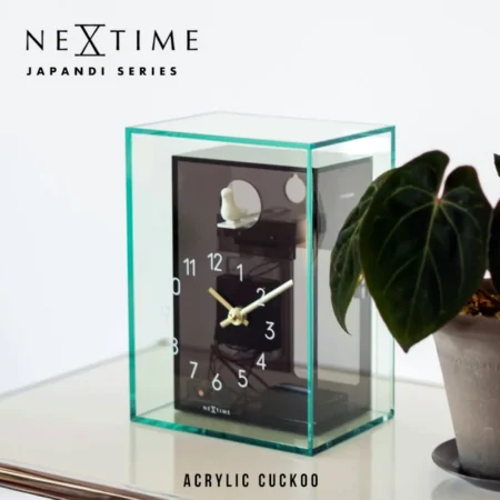 アクリル鳩時計。NeXtime  Acrylic CucKoo