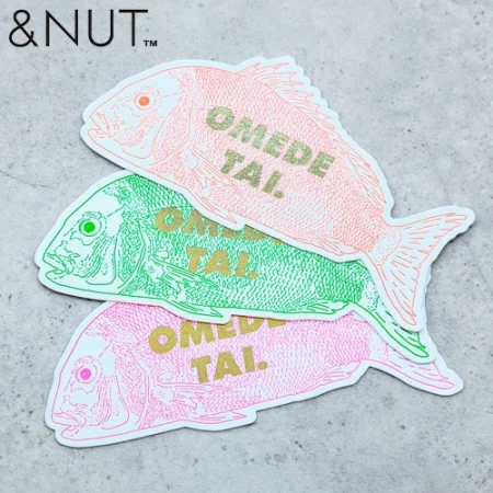 &NUT OMEDETAI おめでたい レタープレスカード