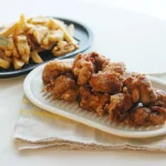 揚げ物皿。かもしか道具店 からあげのプレート