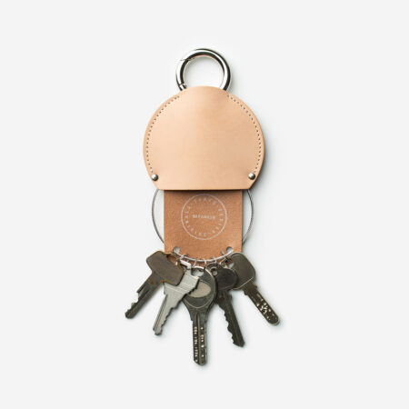 ワイヤー＋革。KEYDISK