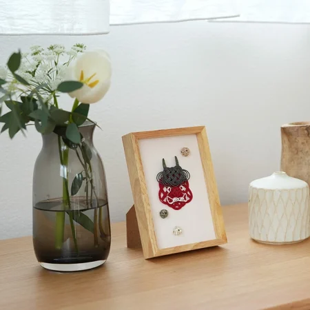 hare 水引で結ぶ 節句のフレーム 節分 鬼 