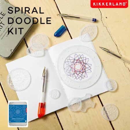 デザイン定規 円定規 お絵描きセット Spiral Doodle Kit KIKKERLAND