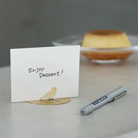 あやせものづくり研究会 オリカードスタンド トリ / 真鍮