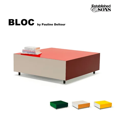 Established&Sons BLOC 引き出しローテーブル 