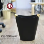 鉄バスケット。ORSKOV オルスコフ STEEL PAPER BASKET