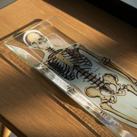 PUEBCO (プエブコ) PRINTED GLASS TRAY