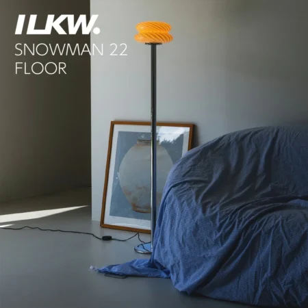 鏡餅みたいなフロアランプ。ILKW. SNOWMAN 22 FLOOR