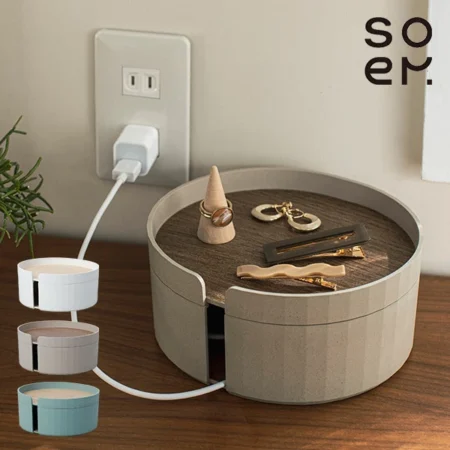 soem ソエム トレイ＆ケース ケーブルボックス