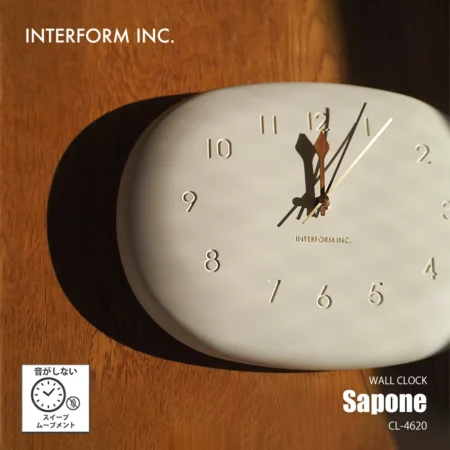 INTERFORM  Sapone サポーネ ウォールクロック掛時計