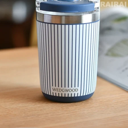 ウェッジウッド 蓋付ドリンクタンブラー WEDGWOOD Gio Blue