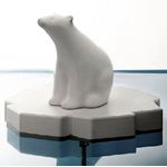 白くまと流氷とお風呂　Propaganda Polar Bear ドレインストッパー