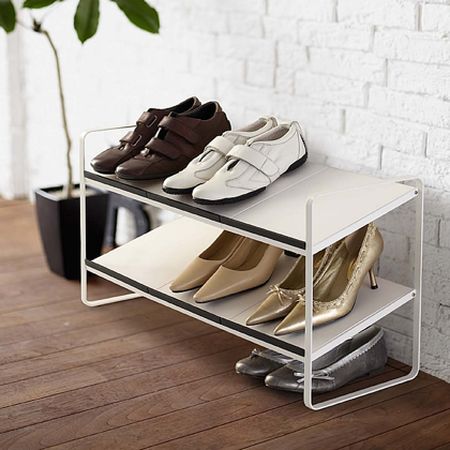 これで十分な靴置き場。SHOES RACK WIDE(シューズラック　ワイド）