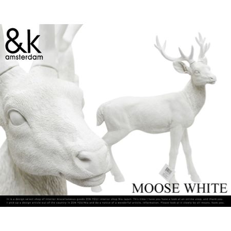 MOOSE WHITE　 ＆K amsterdam 　Deer ディアー　オブジェ