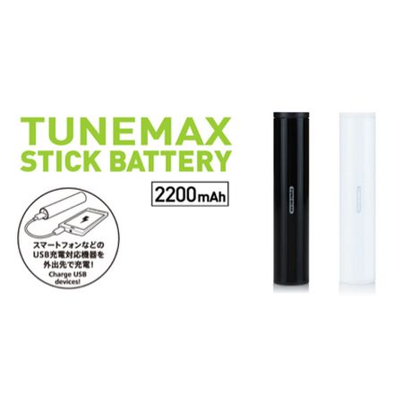 iPhoneとか用スリム充電バッテリー。TUNEMAX STICK BATTERY