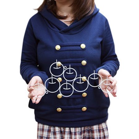 アップルオブジェクト 　ウォールオブジェ　アクセサリー掛け