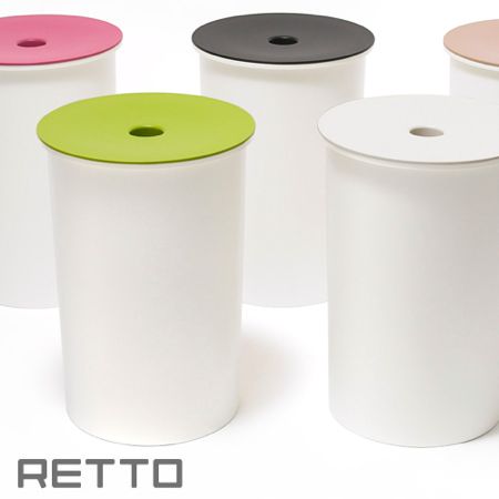 収納も椅子も欲しいんだもん。RETTO　バケットスツール
