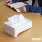 手前下がり。ideaco ティッシュボックス デッキ