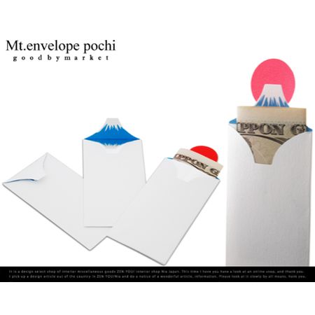 めでたや富士山。Mt.envelope pochi / マウントエンベロープ　ポチ　3枚セット