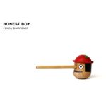 鼻をぐりぐり、口をあんぐり。キッカーランド　ピノキオ型えんぴつ削り　HONEST BOY