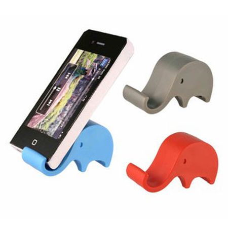 アップデートする提案。ゾウの携帯電話スタンド