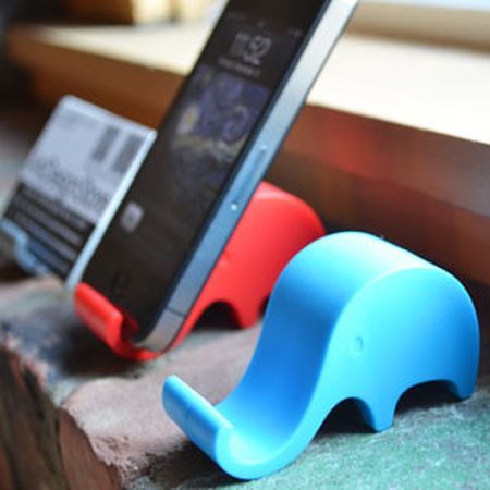 ゾウの携帯電話スタンド