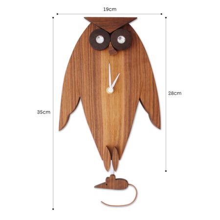 Owl Pendulum Clock LEGNOMAGIA / レグノマジア 