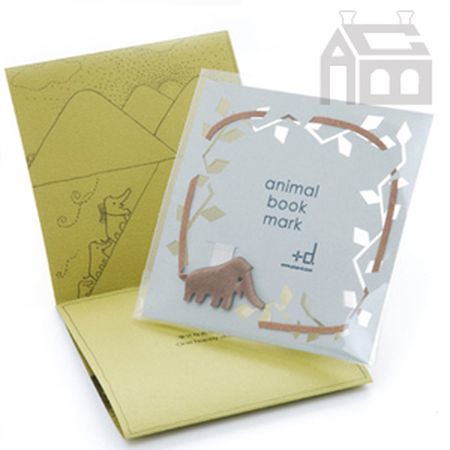 +d animalbookmark プラスディー アニマルブックマーク　ファー