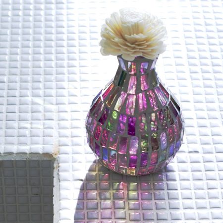 凝り性。Fabric mie maison MOSAIC DIFFUSER with oil and Flower