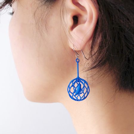 MERRY BIRD 3D PRINTING EARRINGS