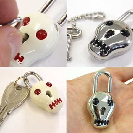 ガイコツな南京錠。skullpadlock