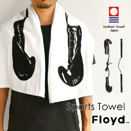 ボクシンググローブ付きタオル。Floyd Sports Towel