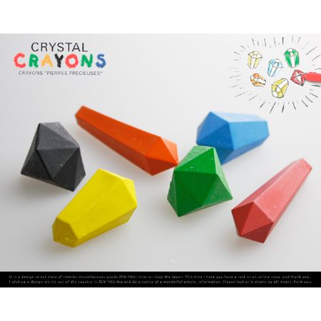 crystal crayons クリスタルクレヨン/ Kikkerland