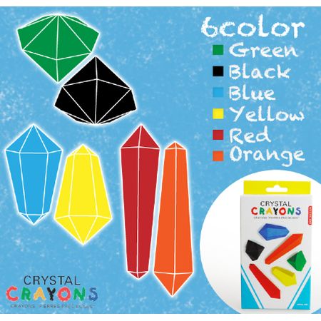 crystal crayons クリスタルクレヨン/ Kikkerland