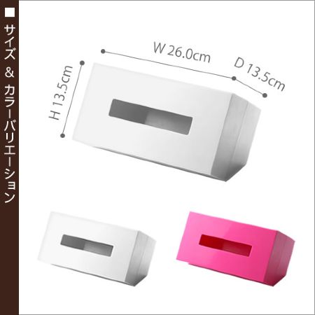 ゴミ箱付きティッシュケース　TIPO ティポ