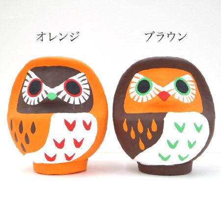 Nicott×今井だるま店 高崎だるま フクロウ