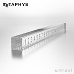 ガラス製。METAPHYS/メタフィス kasumi  Paperweight Ruler