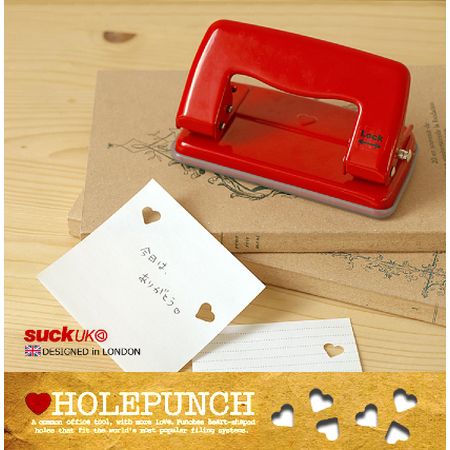 ハート型 穴あけパンチ Suck UK HEART HOLE PUNCH