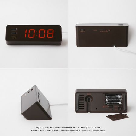 LED クロック with USB