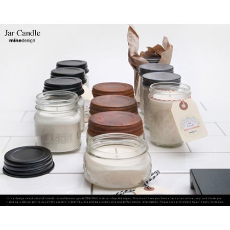 jar candle / minedesign.Made in U.S.A. 