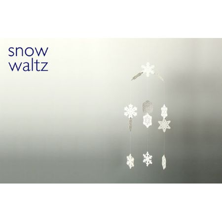 雪の結晶のモビール　SNOW WALTZ