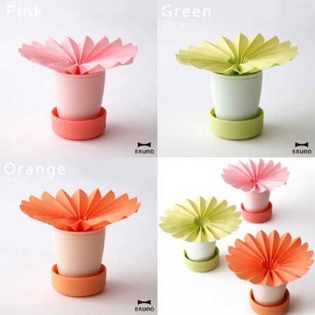 気化式加湿器 GERBERA POT