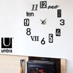 自由な文字盤。Umbraアンブラ 掛け時計 ナンブラ ウォールクロック