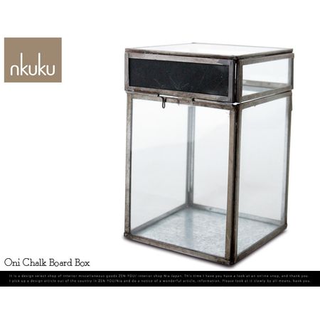 ヴィンテージな引き立て役。Oni Chalk Board Box /  NKUKU