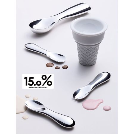 15％アイスクリームスプーン 