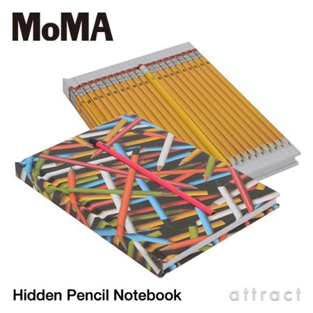 1本の鉛筆。MoMA/モマ Hidden Pencil Notebook