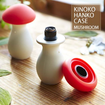 印鑑ケース KINOKO HANKO CASE MASHROOM