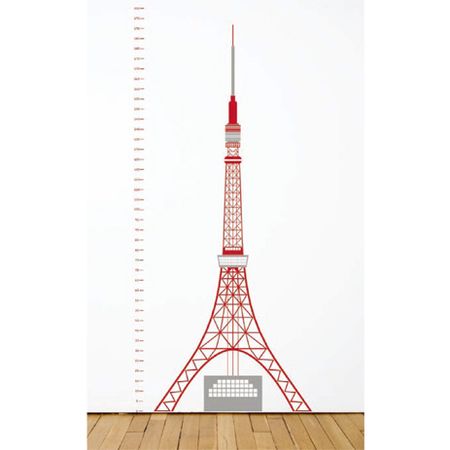 ウォールステッカーmeasuring sovenir tokyo Wall Drawing*DOMESTIC VYNIL
